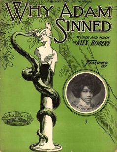 Why Adam Sinned, Aida Overton Walker inset, 1904 sheet music