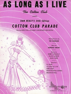1934-As Long as I Live-Cotton Club Parade (24th Ed.)-1