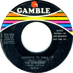 1968 Cowboys to Girls, Intruders (G-214) black-f50
